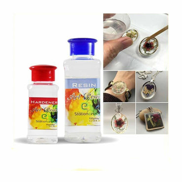 Epoxy Resin And Hardener For Craft Working Set (150Gram) The Stationers